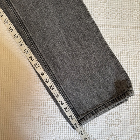 KanCan High Rise Straight Jeans Gray Vintage Wash Size 5 - Picture 7 of 10
